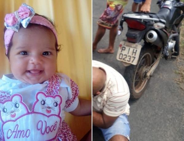 Bebê de 4 meses morre em acidente entre motos