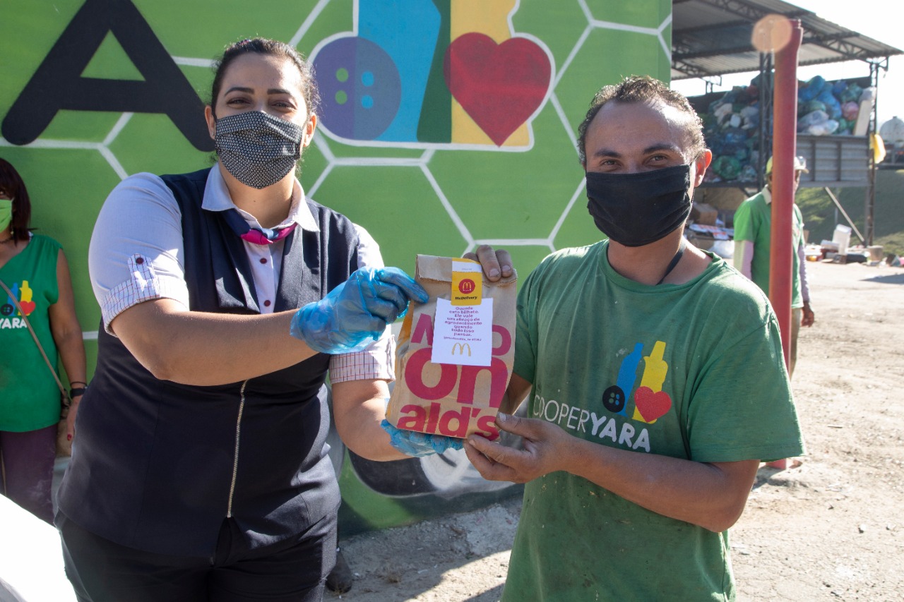 McDonald’s faz Delivery especial para cooperativas de reciclagem