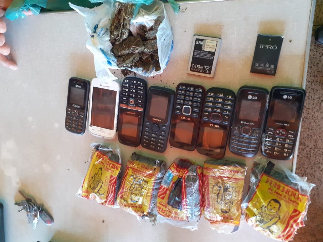 Sejus intercepta celulares e drogas na Penitenciária em Floriano