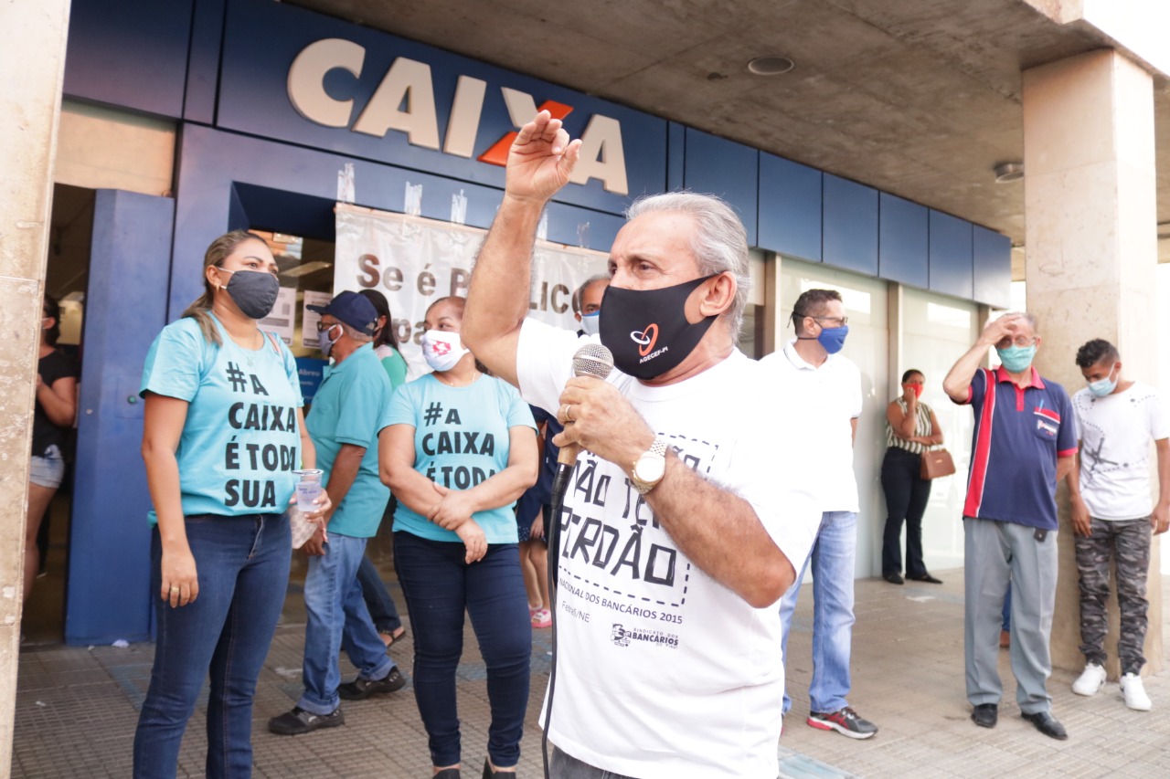 Sindicato dos Bancários faz ato público para defender negociações dos direitos da categoria