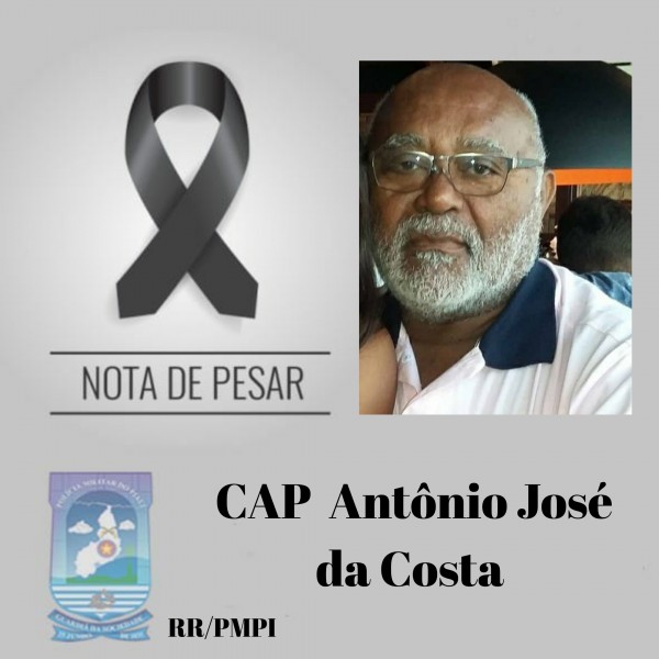 Morre vítima de Covid-19, o capitão da PM/PI, Antônio José da Costa