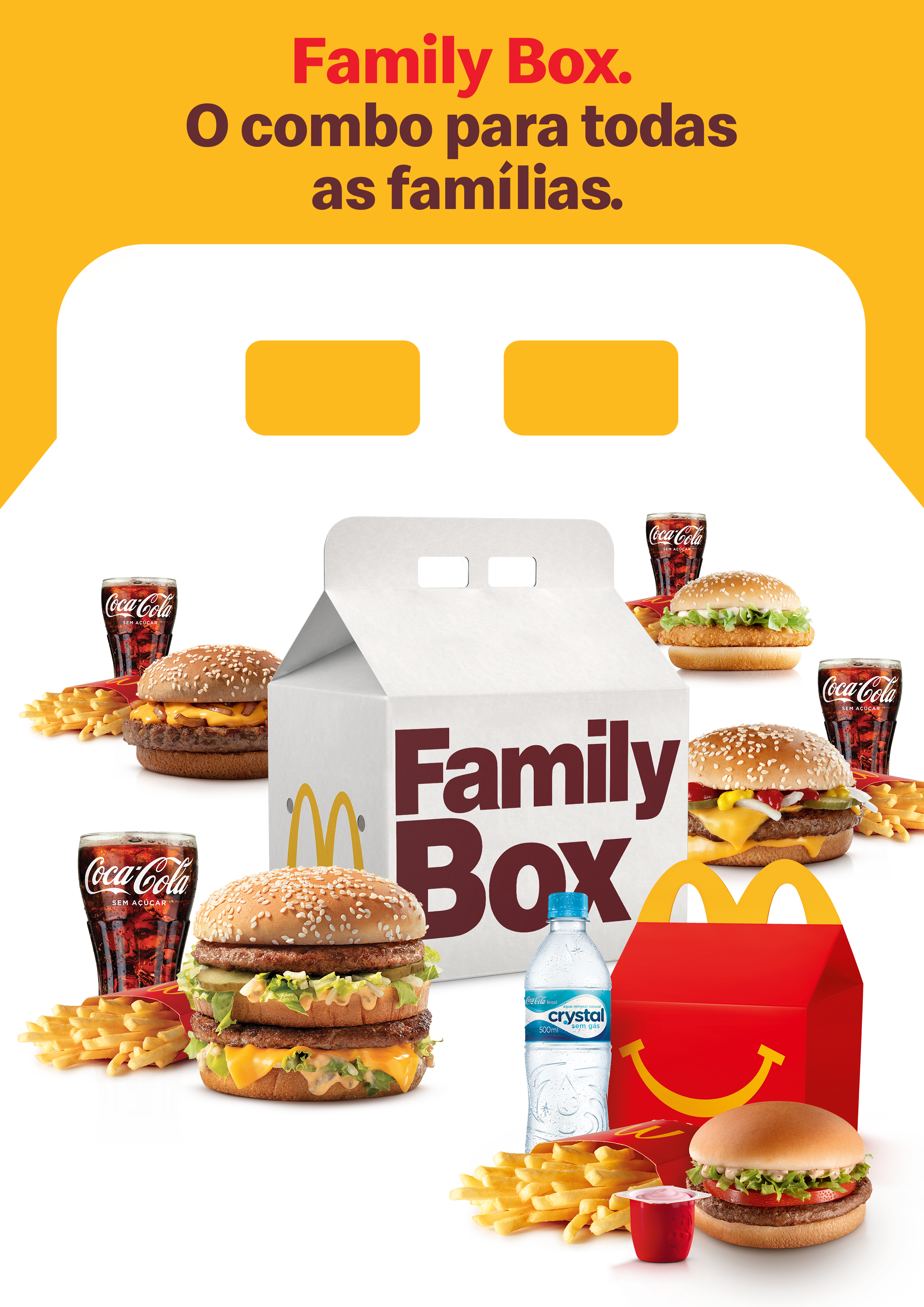 Méqui apresenta o Family Box com combos para todas as famílias