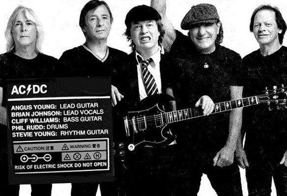 AC/DC retorna com Brian Johnson, Phil Rudd e Cliff Williams