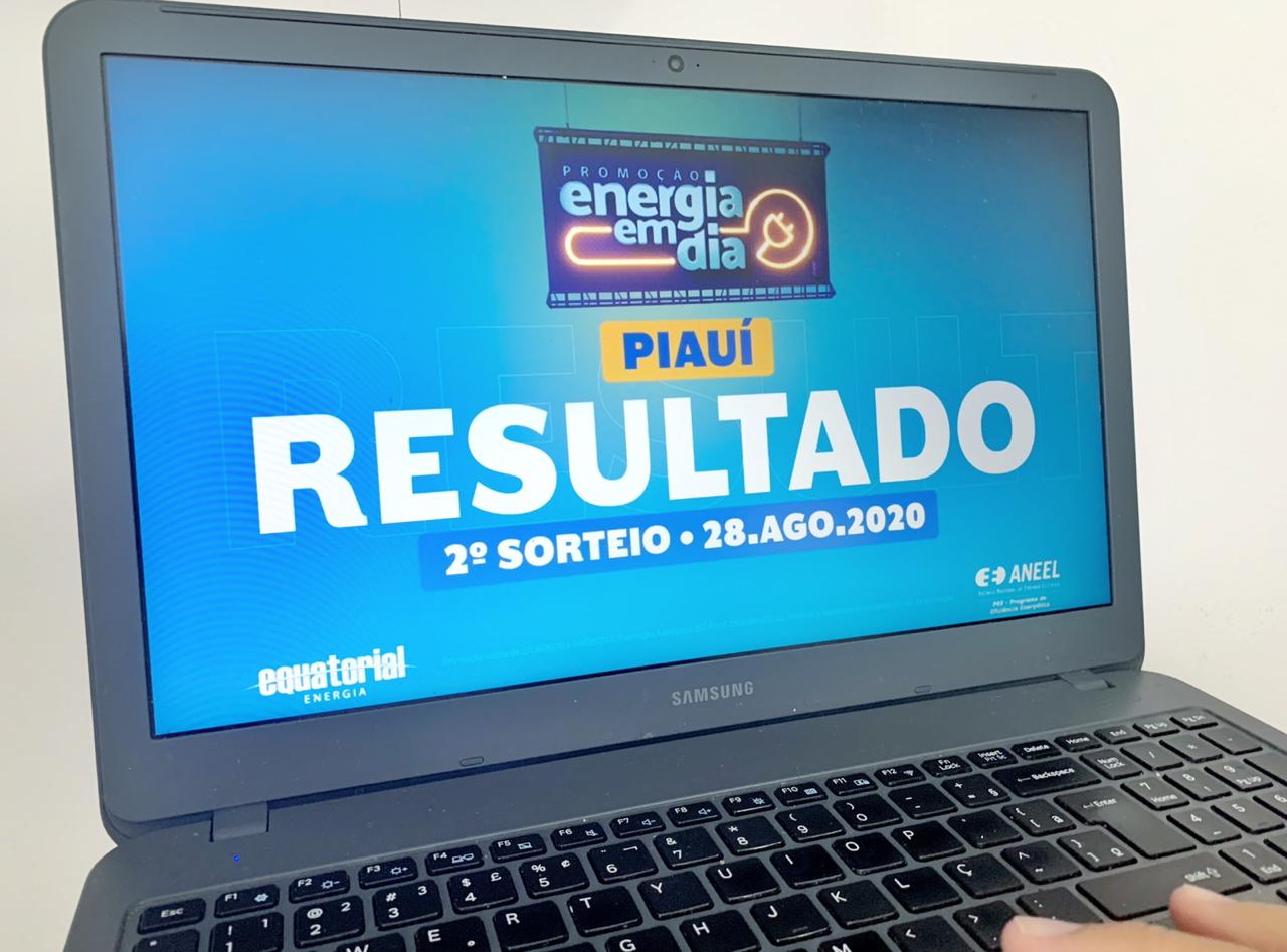 Equatorial Piauí divulga ganhadores do 2º sorteio do Energia em Dia