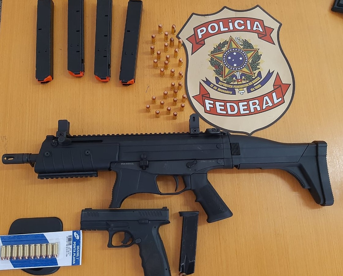 PF cumpre 7 mandados de busca e apreensão por aquisição ilegal de arma de fogo em Teresina