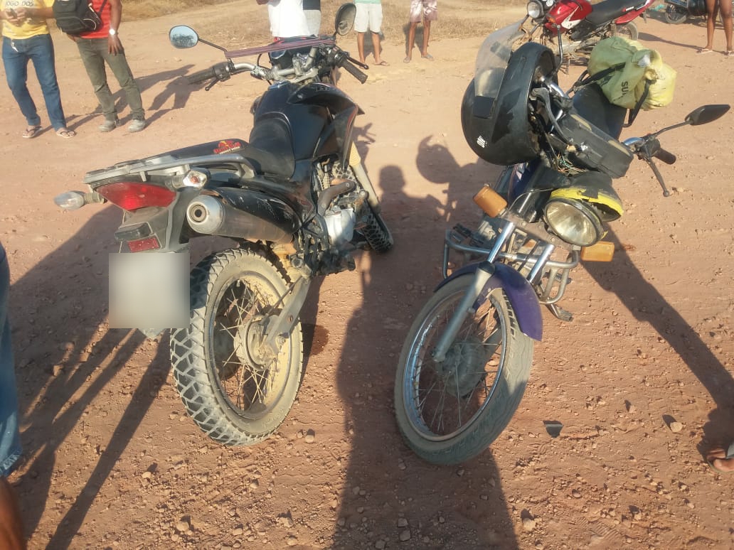 Colisão entre motos mata uma mulher sem capacete em Alvorada do Gurguéia
