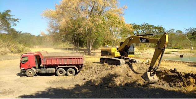 80% das obras do açude de Agricolândia já estão concluídas