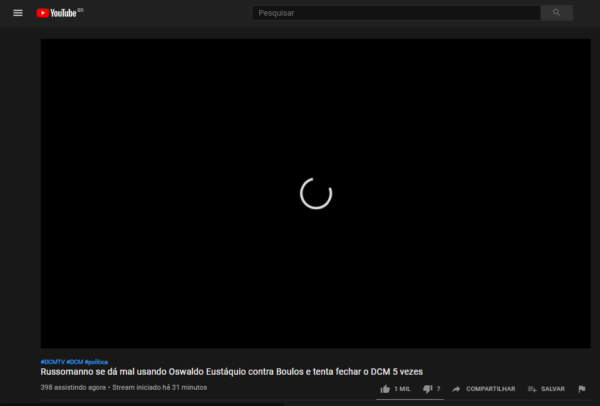 YouTube sofre instabilidade e fica fora do ar