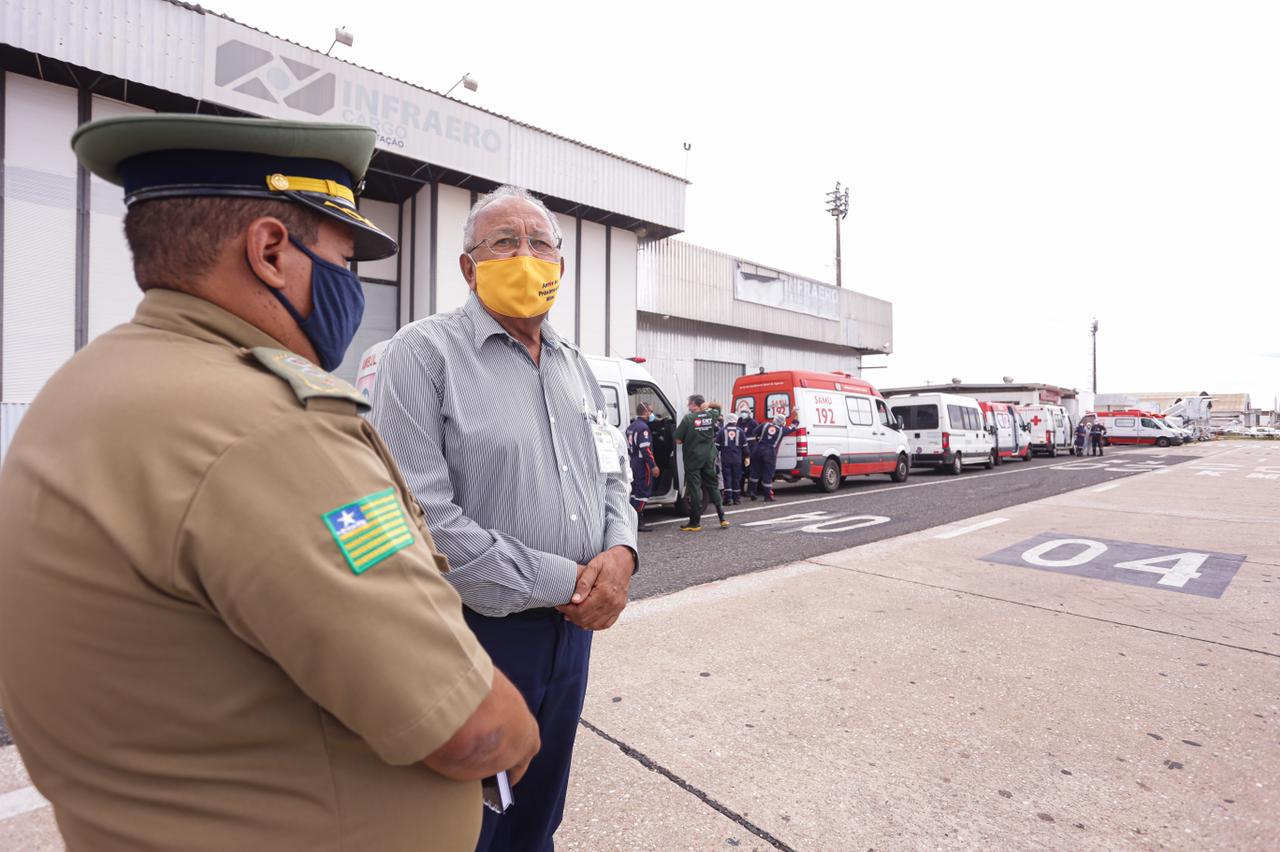 Doutor Pessoa acompanha chegada de pacientes com Covid-19 vindos de Manaus