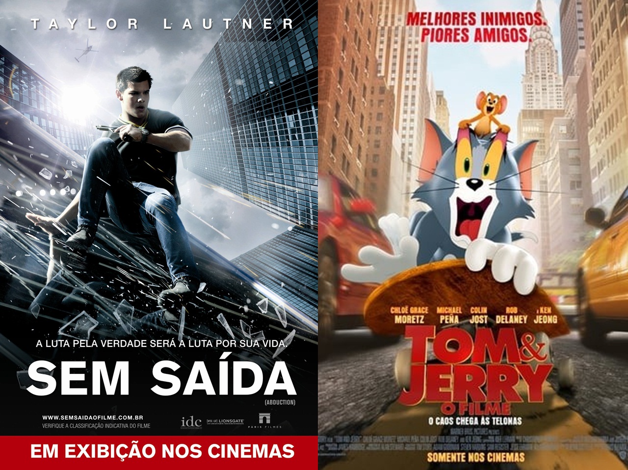 ‘Tom & Jerry – O Filme’ e #Semsaída entram em cartaz no Cinemas Teresina