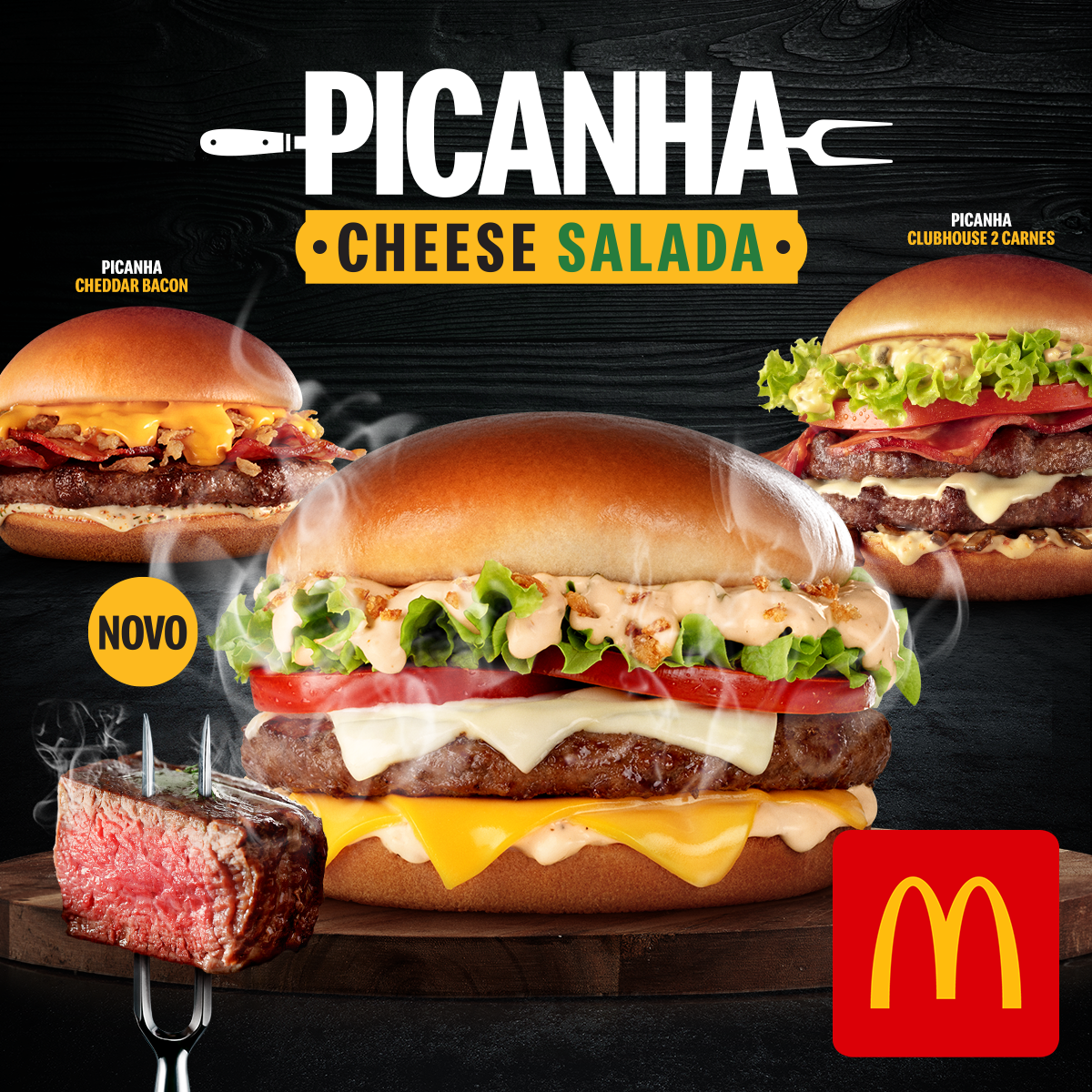 Picanha Cheese Salada é a nova estrela do Méqui