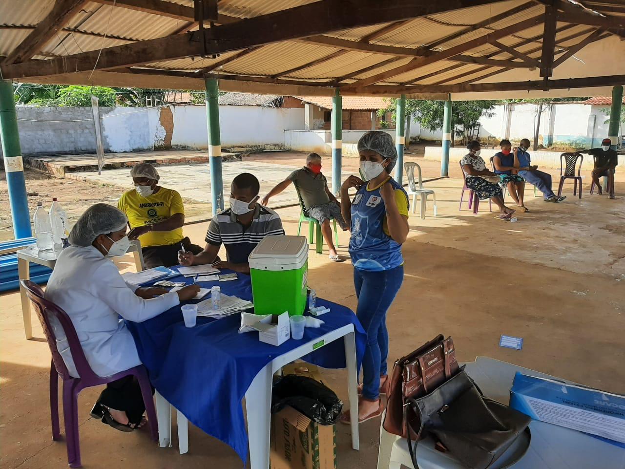 Comunidades quilombolas do Piauí iniciam vacinação contra a Covid-19