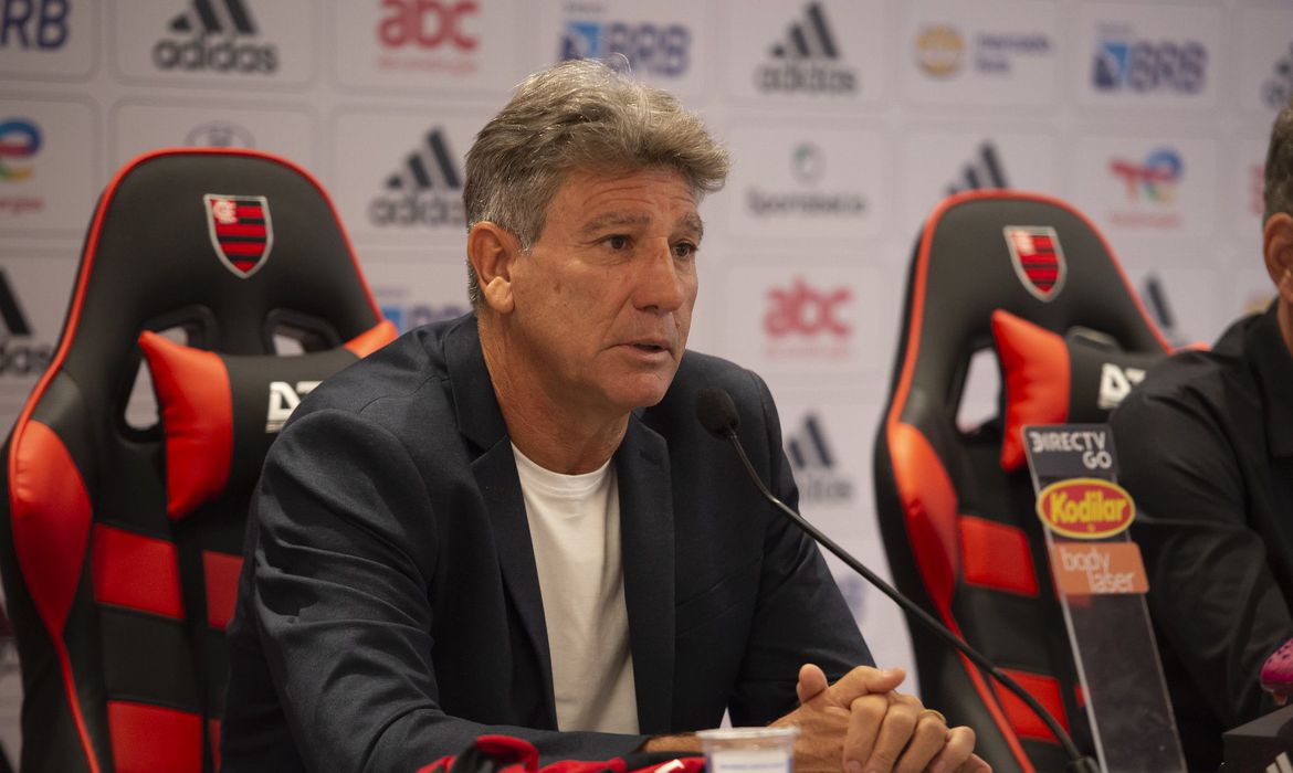 Flamengo apresenta Renato Gaúcho como novo técnico