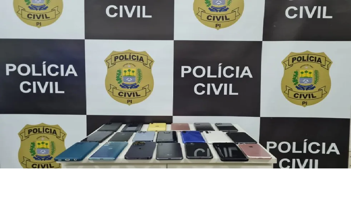 Polícia Civil divulga lista de restituição de celulares em Teresina